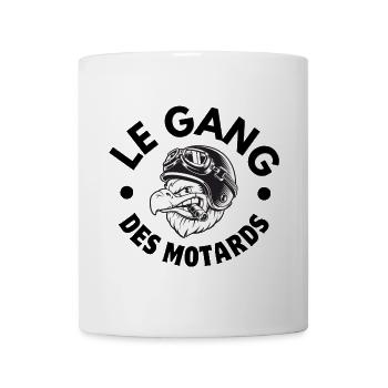 moto, motard, fan de moto - Mug blanc - blanc - Devant