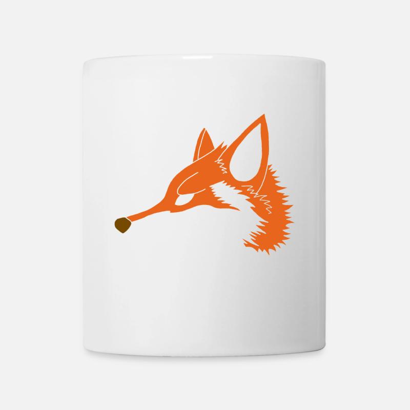Rusé comme un renard - Mug blanc - blanc