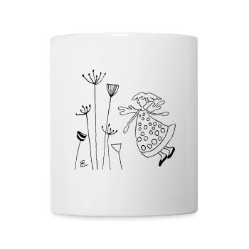 Engel lustig - Tasse - Weiß - Vorne