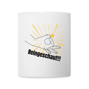 Fist of strength in the halo - Mug - white - Front