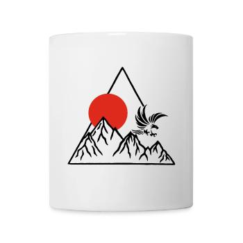 Das Dach der Welt (Schwarz) - Tasse - Weiß - Vorne