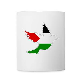 Free palestine - Mug blanc - blanc - Devant