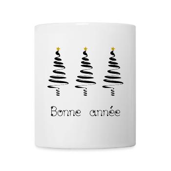 NOËL. ANNEE. ANNIVERSAIRE. RETRAITE. PAPA. MAMAM. - Mug blanc - blanc - Devant