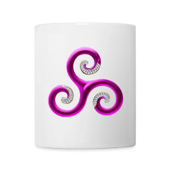 Bretagne, es lebe die Bretagne, ich bin Bretone - Tasse - Weiß - Vorne