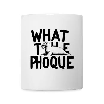 "What The Seal" - Humorous Pun - Mug - white - Front