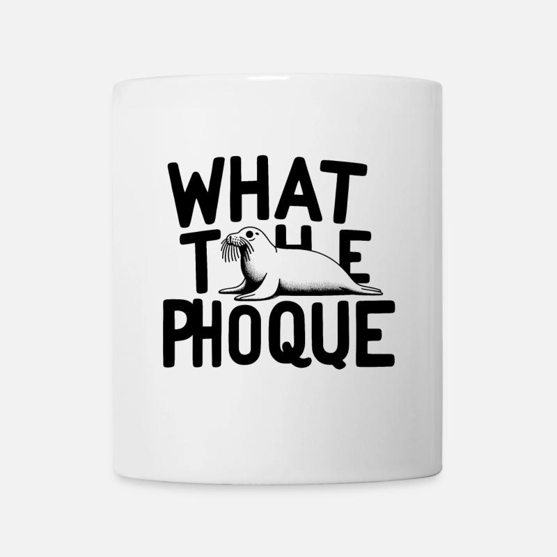 "What The Seal" - Humorous Pun - Mug - white