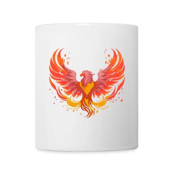 Phénix Phönix - Mug blanc - blanc - Devant