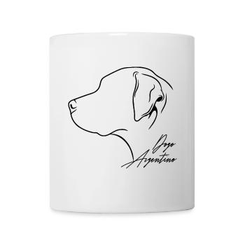 Dogue Argentino Profil Chiens Chien Wilsigns - Mug blanc - blanc - Devant