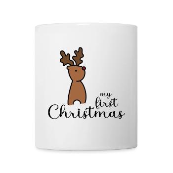 Mon premier design de Noël - Mug blanc - blanc - Devant