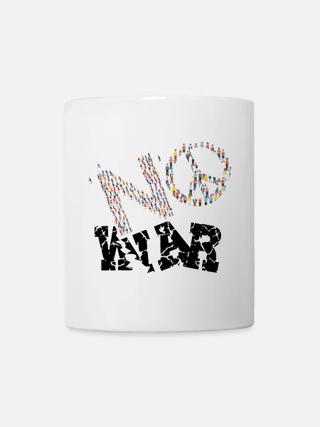 KEIN KRIEG - Tasse - Weiß