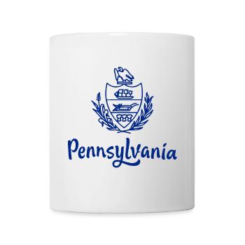 Affichez vos couleurs – Pennsylvanie - Mug blanc - blanc - Devant