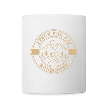 Aventure randonnée - Mug blanc - blanc - Devant