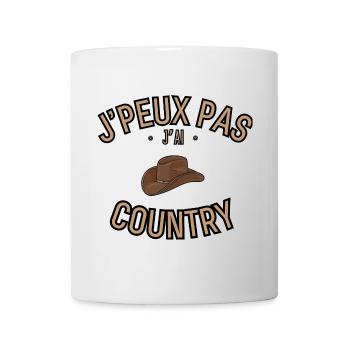 COUNTRY - Mug blanc - blanc - Devant