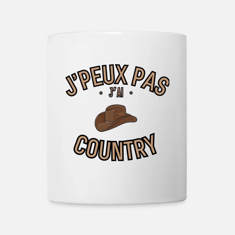 COUNTRY - Mug blanc - blanc
