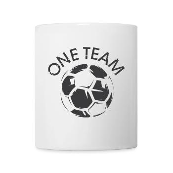 one team verein fußball club soccer illustration - Tasse - Weiß - Vorne