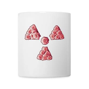 Radioactive Clover Roses Manip Radio Radiology - Mug - white - Front
