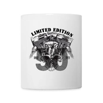 limited edition 1975 biker V2 Fan - Tasse - Weiß - Vorne