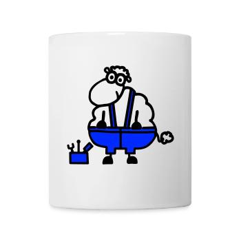 Handwerkerschaf, Held der Arbeit - Tasse - Weiß - Vorne