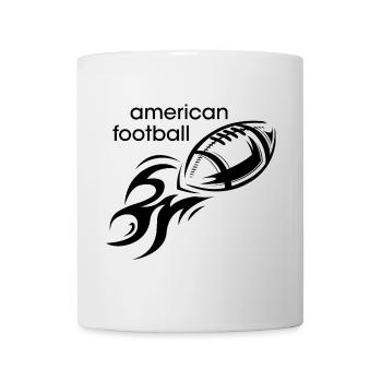 american football Symbol Spiel Mannschaft Verein - Tasse - Weiß - Vorne