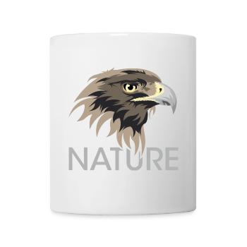 Nature eagle icon animals logo illustration - Mug - white - Front