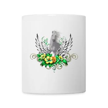 Bienvenue dans le monde magique de la Licorne - Mug blanc - blanc - Devant