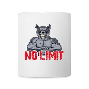 Musculation Musculation Renforcement musculaire Perte de graisse sans limite - Mug blanc - blanc - Devant