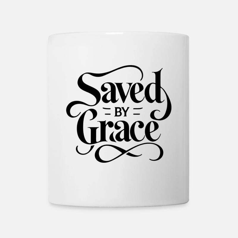 Sauvegardé par Grace Lettering Design - Mug blanc - blanc
