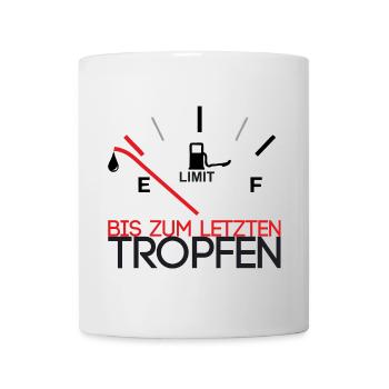 Jusqu’à la dernière goutte - Mug blanc - blanc - Devant