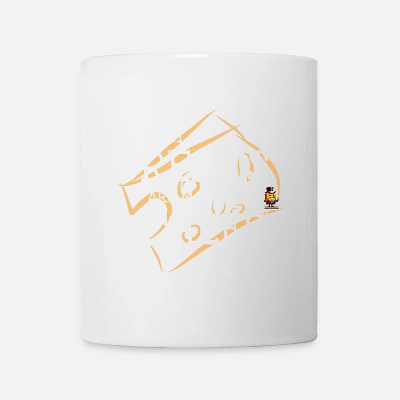 Käseträume: Süße Träume Druck - Tasse - Weiß