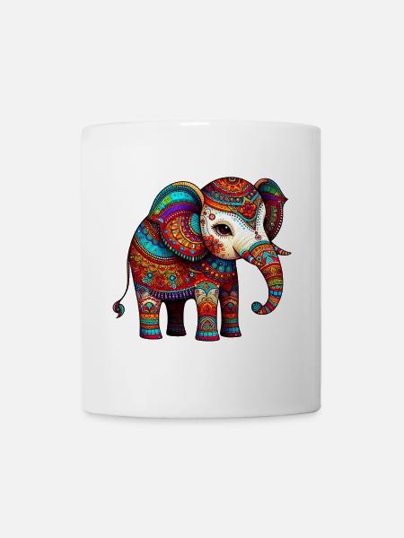 Elephant - Mug - white