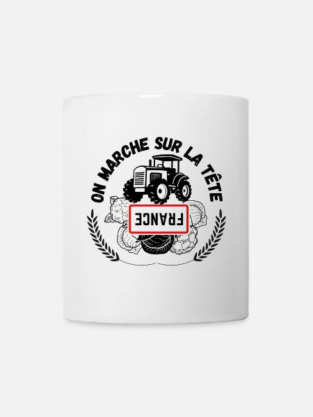 Agriculteurs français - Mug blanc - blanc