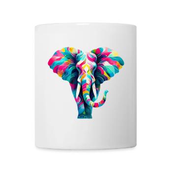 Éléphant - Mug blanc - blanc - Devant