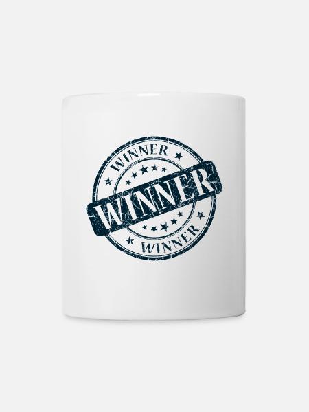 Gewinner, Gewinner, Beste, Gewinner, Beste - Tasse - Weiß