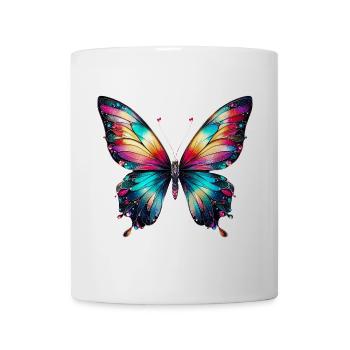 Schmetterling - Tasse - Weiß - Vorne