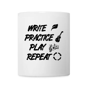 Motivational Ukulele Quote - Mug - white - Front