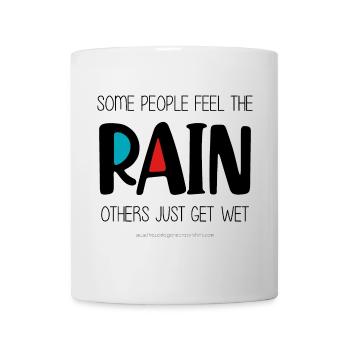 Spüren Sie den Regen - Tasse - Weiß - Vorne
