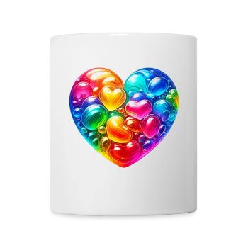 Colorful Heart - Mug - white - Front