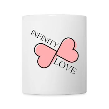 Kreuziges Pink Hearts Logo - Tasse - Weiß - Vorne