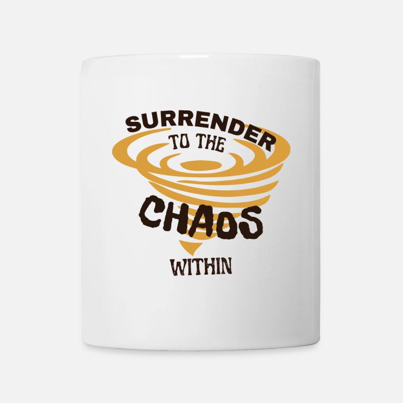 Surrender to the Chaos Within - Mug - white
