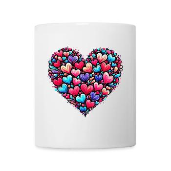 Colorful Heart - Mug - white - Front