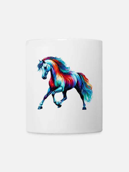 Pferd - Tasse - Weiß