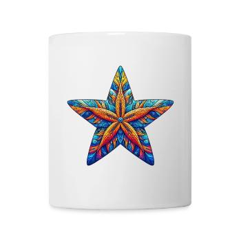 Étoile de mer - Mug blanc - blanc - Devant