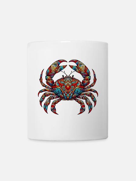 Krebs - Tasse - Weiß