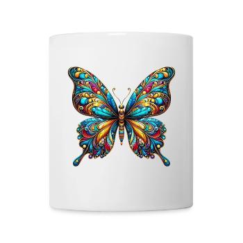 Schmetterling - Tasse - Weiß - Vorne