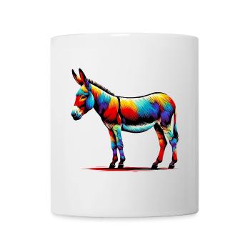 Esel, Schnuller, Maultier - Tasse - Weiß - Vorne