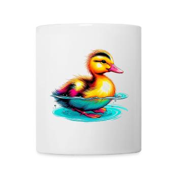 Entenküken Ente Ente - Tasse - Weiß - Vorne