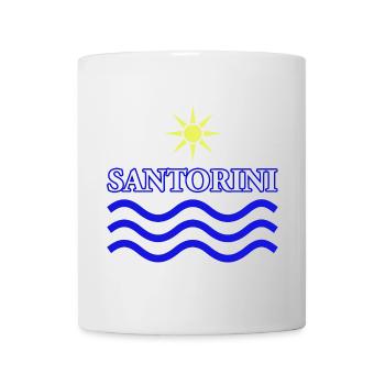Sun and Waves Coastal Design - Mug - white - Front