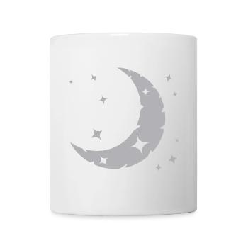 Mond und Sterne - Tasse - Weiß - Vorne