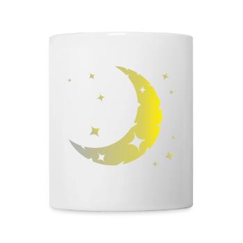 Mond und Sterne - Tasse - Weiß - Vorne