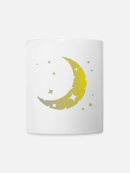 Moon and stars - Mug - white